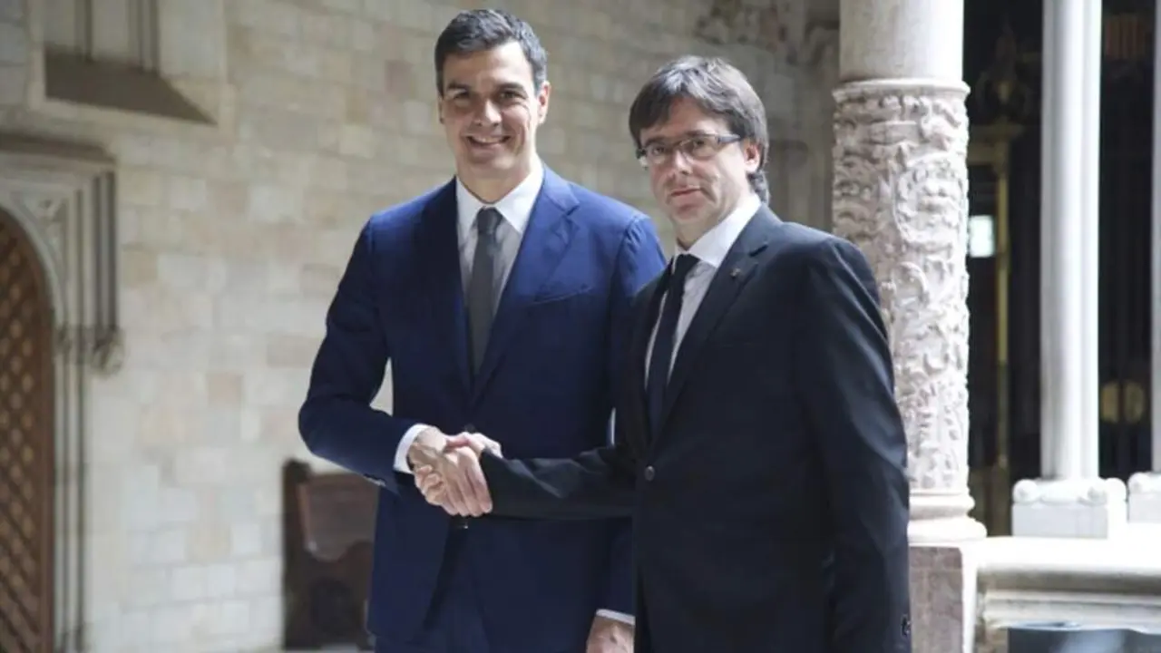 Carles Puigdemont Pedro Sanchez