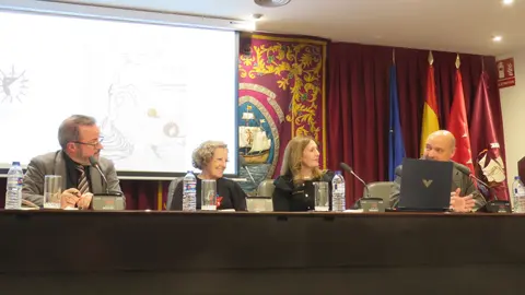 Javier Huerta Calvo; Margarita Sáenz de la Calzada; M.ª Ángeles Varela Olea y Basilio Rodríguez Cañada