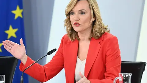 La ministra portavoz del Gobierno, Pilar Alegría - Foto de Pool MoncloaBorja Puig de la Bellacasa