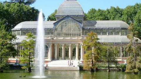 Palacio de Cristal en el Parque del Retiro