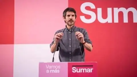 Ernest Urtasun en la rueda - Foto de Sumar
