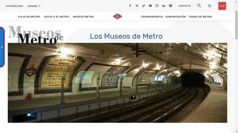 Museos de Metro - web oficial