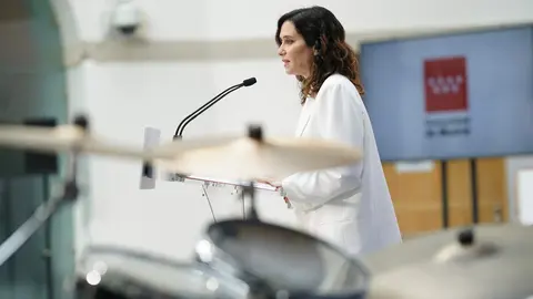 Isabel D&iacute;az Ayuso, en la presentaci&oacute;n del homenaje a las v&iacute;ctimas del terrorismo con el t&iacute;tulo Nuestros h&eacute;roes - Comunidad de Madrid