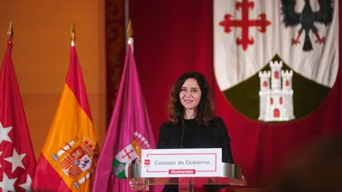Isabel D&iacute;az Ayuso, en rueda de prensa posterior al Consejo de Gobierno - Foto Comunidad de Madrid