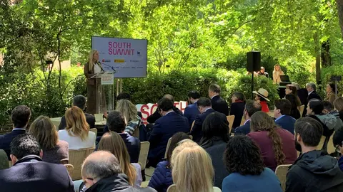 La consejera de Econom&iacute;a, Hacienda y Empleo, Roc&iacute;o Albert, ha intervenido hoy en el acto - Comunidad de Madrid