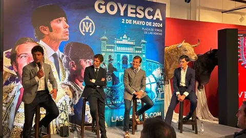 Momento de la presentaci&oacute;n del cartel de la Corrida Goyesca Dos de Mayo - Comunidad de Madrid