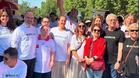 Ana D&aacute;vila, en la XXVIII edici&oacute;n de la Carrera por la Inclusi&oacute;n de ASPADIR - Comunidad de Madrid