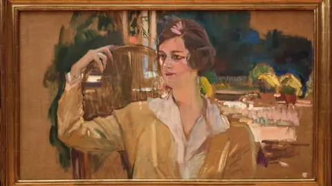 Joaquín Sorolla Bastida, Retrato de Mabel Rick, 1920, Museo Sorolla, n.º inv. 1276