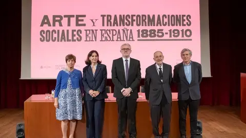 Marina Chinchilla; Silvia Churruca; Miguel Falomir; Javier Solana y y Javier Barón - José Belló