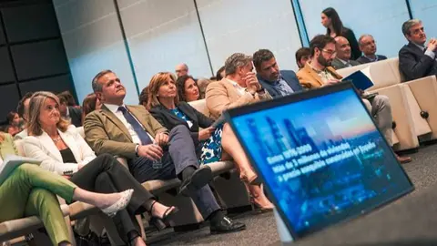 El consejero Rodrigo hoy en la jornada organizada por ASPRIMA - Comunidad de Madrid