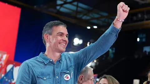 Pedro S&aacute;nchez en un acto electoral de PSOE - Foto del PSOE