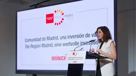 Isabel D&iacute;az Ayuso con empresas alemanas