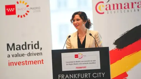 D&iacute;az Ayuso en Frankfurt con empresarios espa&ntilde;oles - Comunidad de Madrid