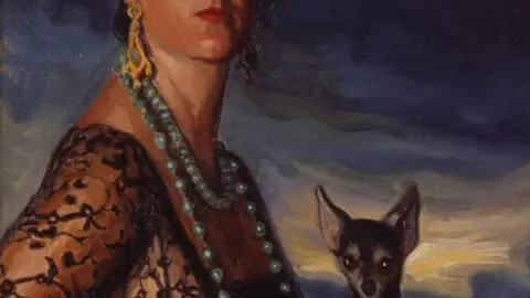 Herminia Borrell Feij&oacute;o, cuadro de Elena Olmos