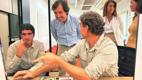 El viceconsejero hoy en las instalaciones de de Madrid Rural en Fuenlabrada - Comunidad de Madrid