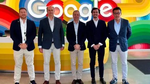 L&oacute;pez-Valverde en la sede de Google - Foto Comunidad de Madrid