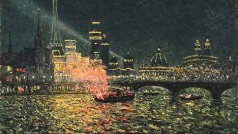 Maxime Maufra. Féérie nocturne. Exposition 
Universelle, Paris, 1900 [Fantasía nocturna. 
Exposición Universal de París de 1900], 1900
