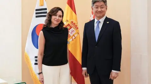 Diaz Ayuso y  Lim Soosuk - Comunidad de Madrid