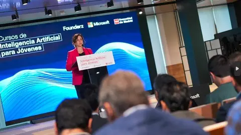 D&iacute;az Ayuso presenta los primeros cursos de formaci&oacute;n de Europa en Inteligencia Artificial - Foto Comunidad de Madrid