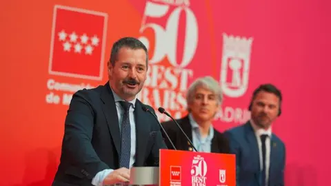 De Paco Serrano en la presentaci&oacute;n de World&rsquo;s 50 Best Bars 2024 - Foto Comunidad de Madrid