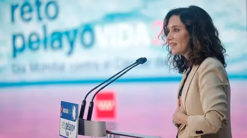 Ayuso durante el acto este martes | Foto de Comunidad de Madrid