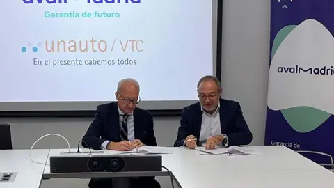 Firma acuerdo Avalmadrid - Unauto VTC
