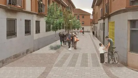 Recreaci&oacute;n futura calle de Melisa - Foto Ayuntamiento de Madrid