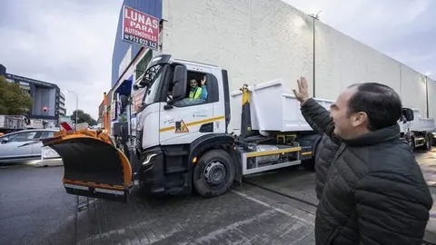Maquinaria saliendo para Valencia | Foto del Ayuntamiento de Madrid