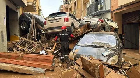 Los estragos de la DANA | Foto de la UME