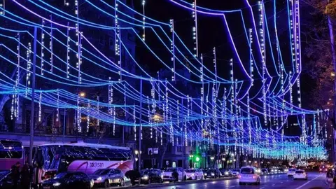 Luces de Navidad en Madrid - Foto Servimedia