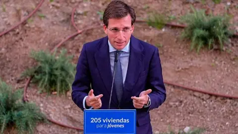 Almeida durante el acto - Foto Ayuntamiento de Madrid