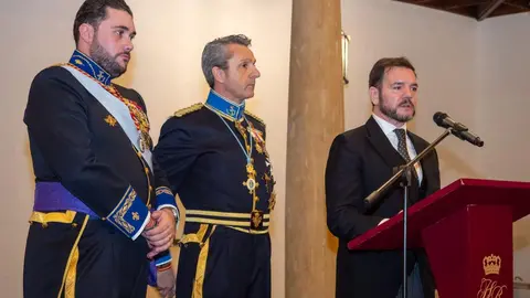 Alfredo Leonard, Manuel Ruiz de Bucesta, y el C&oacute;nsul de Argentina, Alejandro Nimo