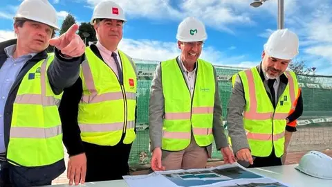 El viceconsejero de Presidencia y Administración Local ha visitado hoy las obras del nuevo  Centro Cívico en Leganés - Foto Comunidad de Madrid