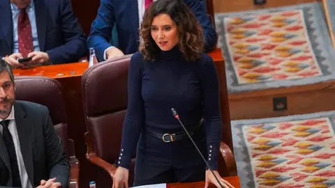 Isabel Díaz Ayuso en el Pleno de la Asamblea de Madrid - Foto Comunidad de Madrid