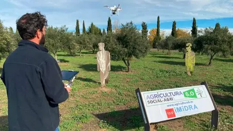Drones e Inteligencia Artificial para mejorar el rendimiento de los cultivos - Foto Comunidad de Madrid