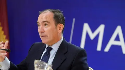 Carabante en la rueda de prensa posterior a la Junta de Gobierno | Foto de Ayuntamiento de Madrid