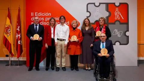 D&aacute;vila en los II Premios a la Discapacidad - Foto Comunidad de Madrid