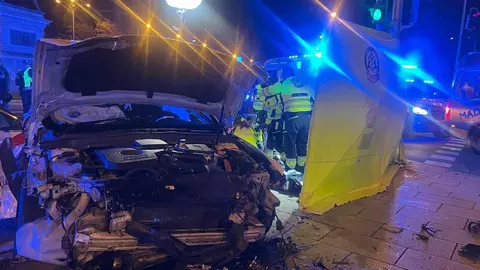 Accidente Castellana con Gregorio Mara&ntilde;&oacute;n - Emergencias Madrid