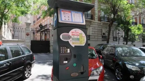 Parquímetro - Foto Ayuntamiento de Madrid