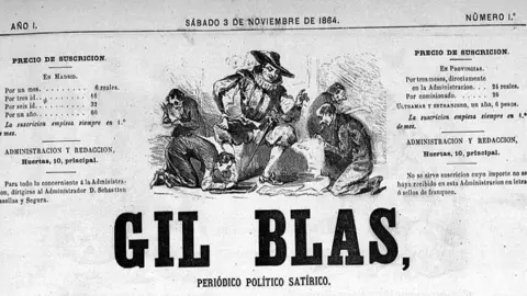 Gil Blas peri&oacute;dico sat&iacute;rico madrile&ntilde;o