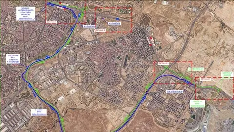 Cortes de tráfico en la A-3