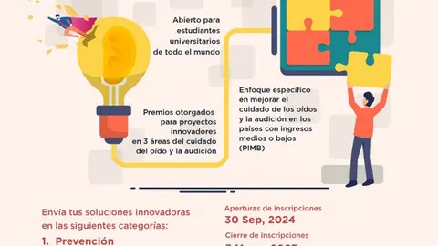 El Foro Mundial de la Audición Anuncia los Premios Estudiantes Creadores de Cambios
