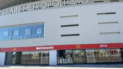 Restaurante McDonald's en el estadio Metropolitano | Foto de McDonald's.