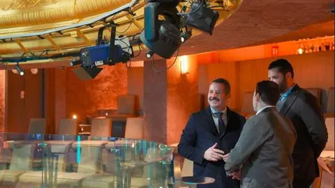 El consejero de Cultura, Turismo y Deporte, Mariano de Paco Serrano en el Teatro Eslava - Foto Comunidad de Madrid