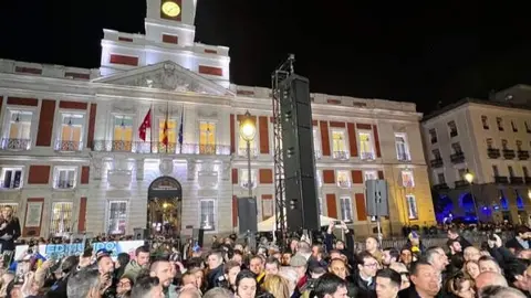 Puerta del Sol durante la Manifestación por Venezuela 