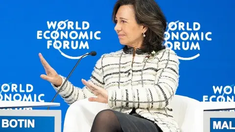 Ana Bot&iacute;n Foro Econ&oacute;mico Mundial de Davos