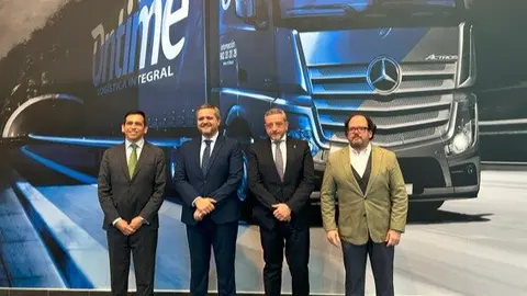 Jorge Rodrigo, en la sede de la empresa logística Ontime - Foto Comunidad de Madrid