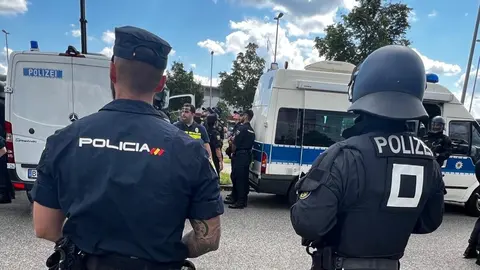 dispositivo de seguridad para los partidos de la Champions League - Ministerio de Interior