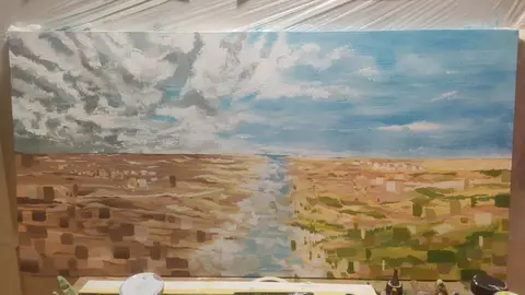 Mural FITUR homenaje afectados por la DANA