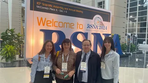 El Hospital Universitario Infanta Leonor recibe cuatro premios en el Congreso Mundial de Radiología en Chicago